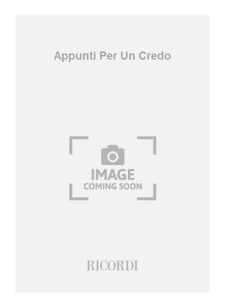 Appunti Per Un Credo